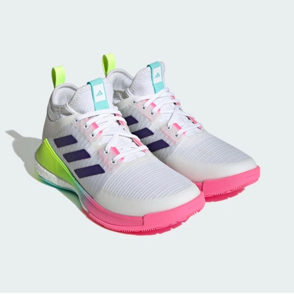 Adidas women Crazyflight Mid Shoes Multicolor Athletic Sneakers - Picture 4 of 6